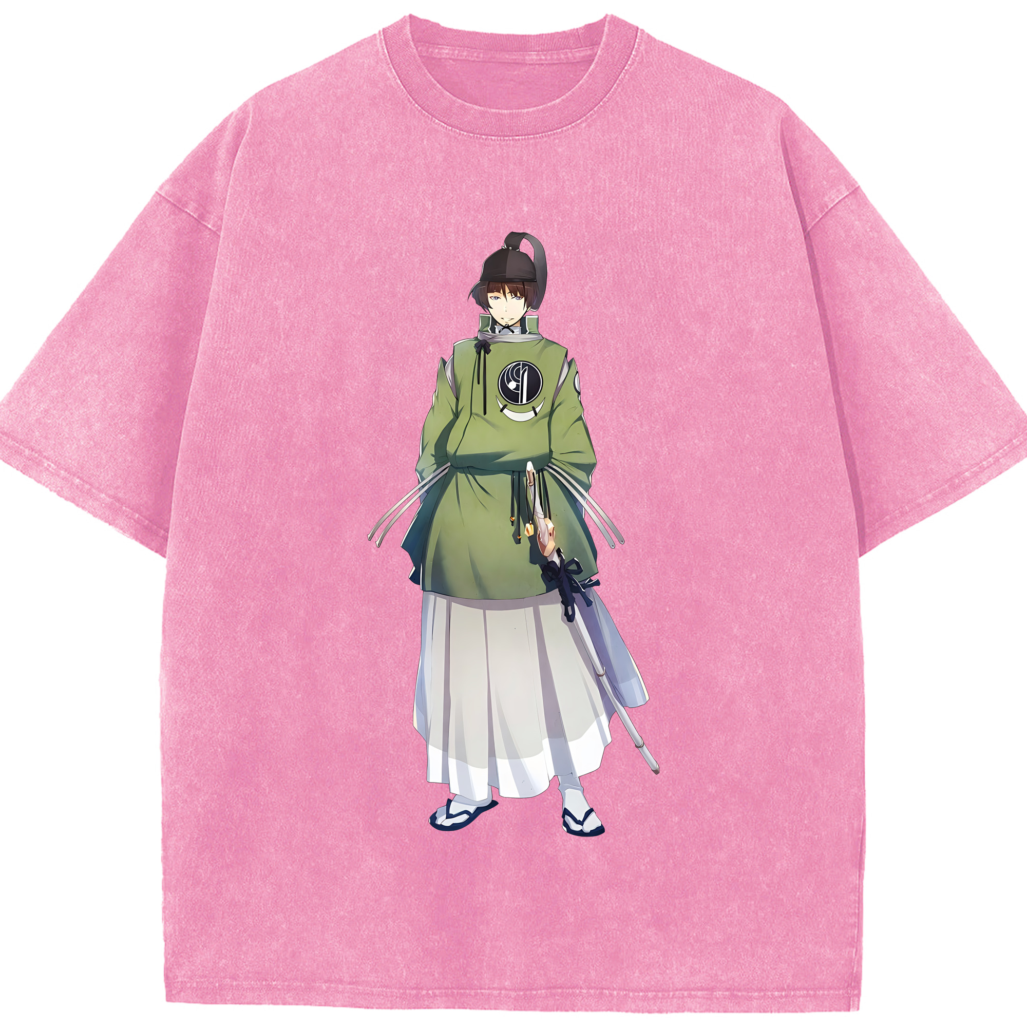 （画像用） 刀剣乱舞 Touken Ranbu 綿100% ヴィンテージ風 半袖Tシャツ（フロントプリント）